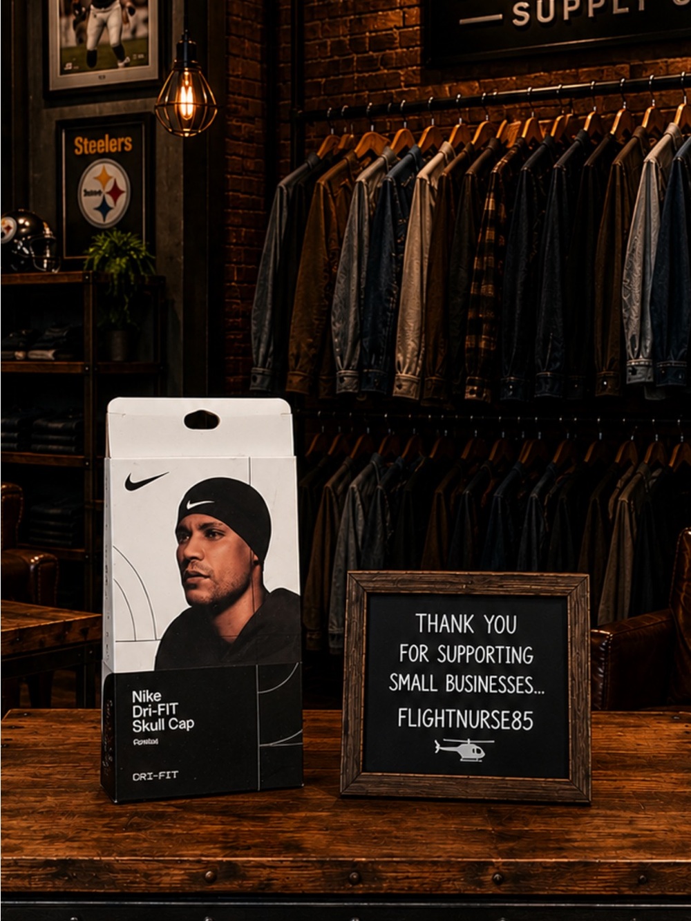 Nike Black Dri-FIT Skull Cap Beanie